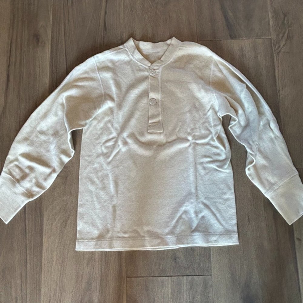 Vintage Military M-1950 Henley Wool Thermal Shirt